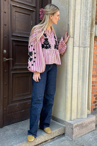 Rikke Top Pink Stripes