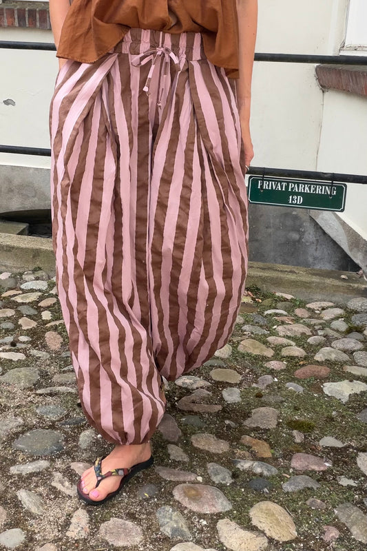 Rosalina Ballon Pant Lyserød/ Brown