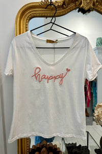 Happy T-shirt Rosa