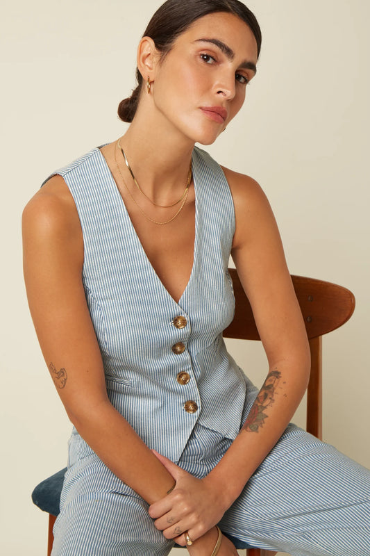 Bianca Gilet Stripes