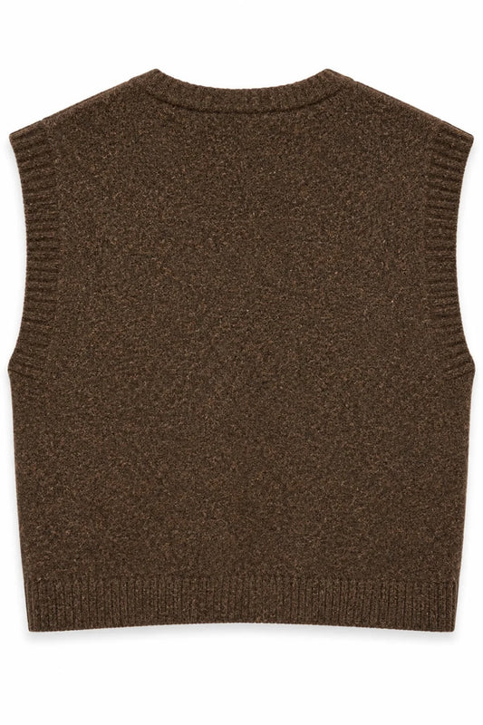 Pal Vest Brown Check
