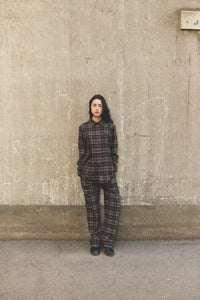 Marbel Shirt Dark Brown