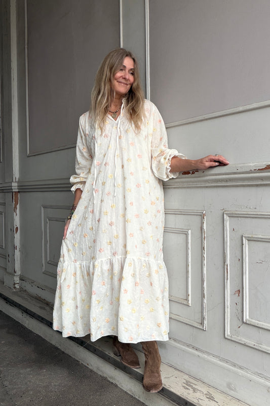 Flower Dress White