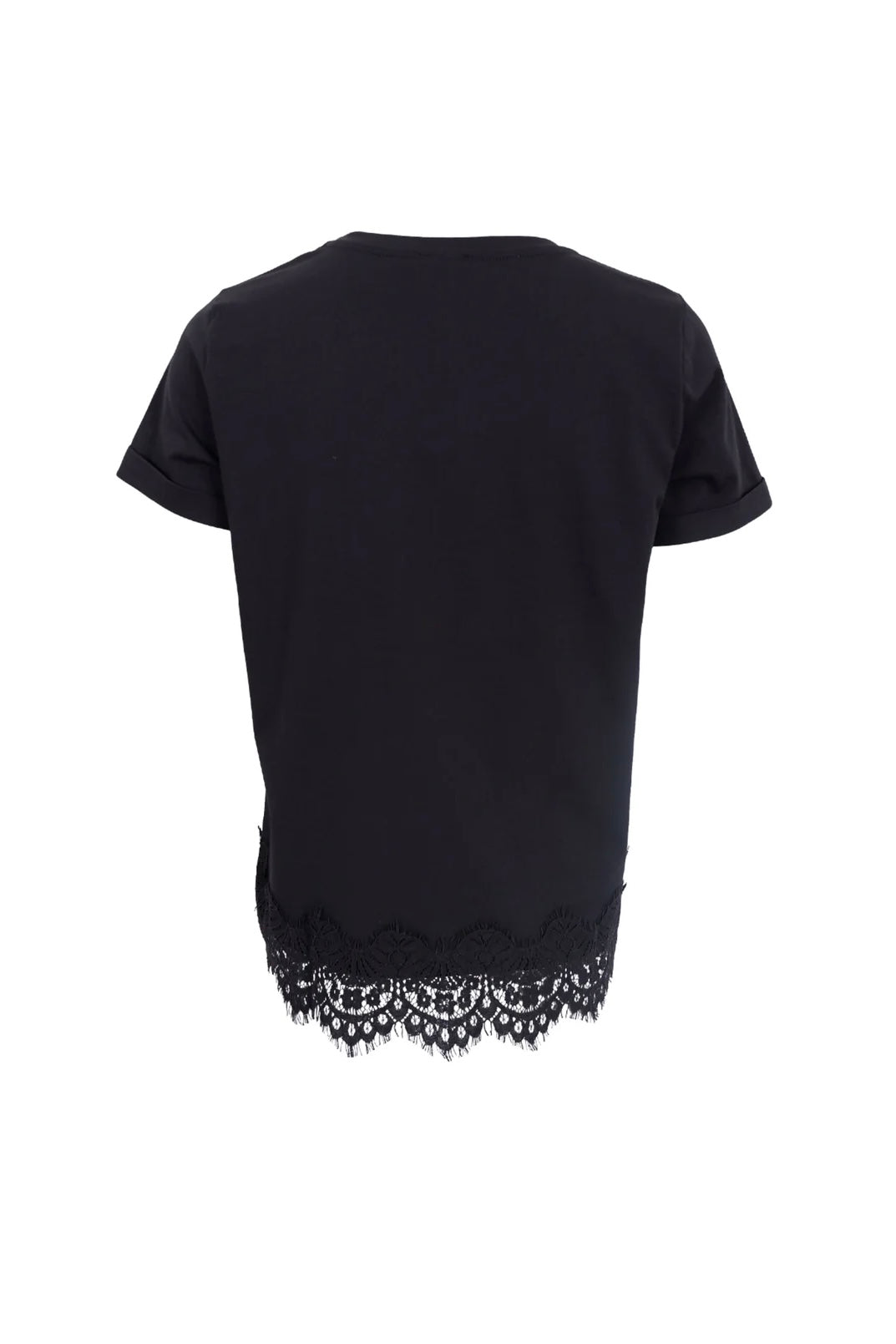 May Lace Tee Black