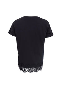 May Lace Tee Black