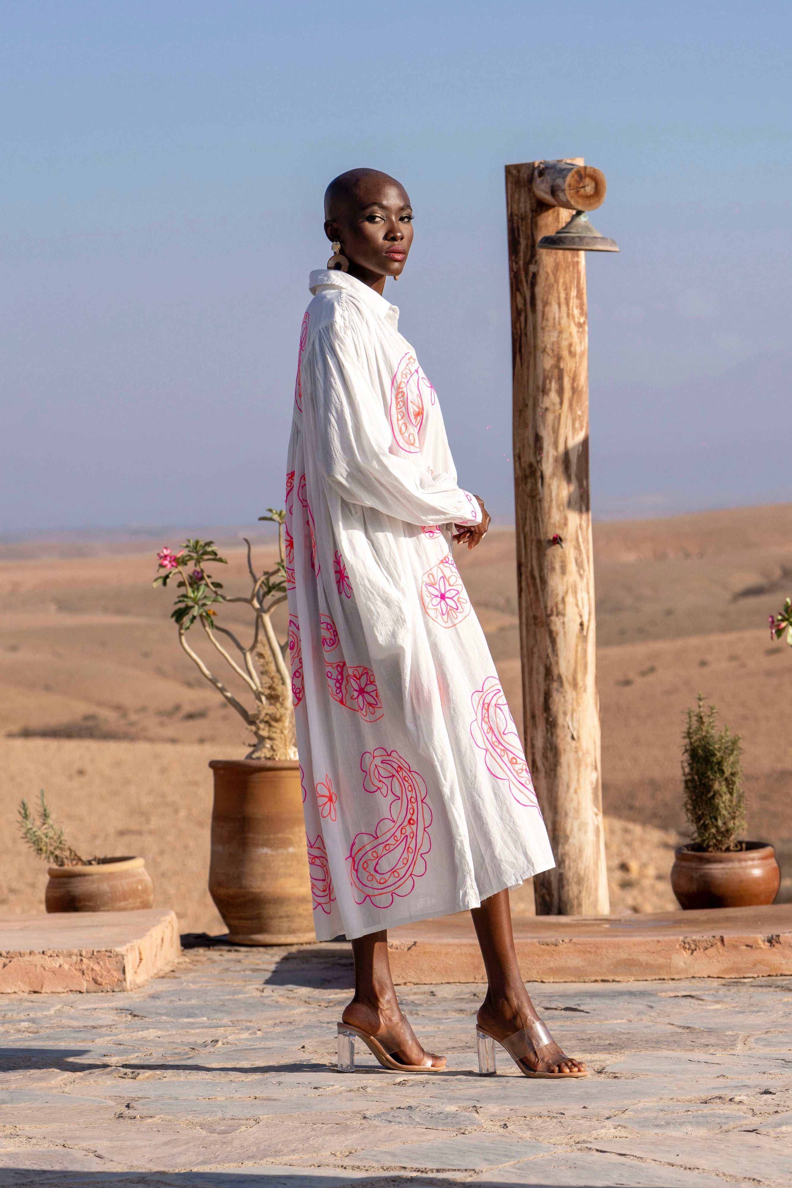 Soline Dress White
