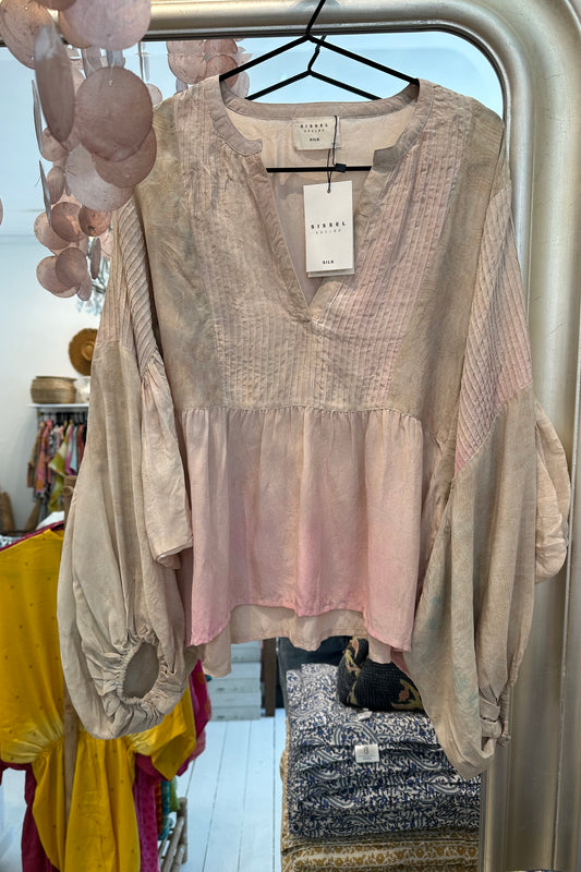 Bibi balloon silk top No. 39