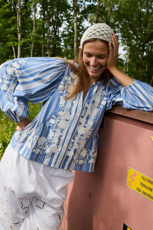 Juliane Top Blue Stripes