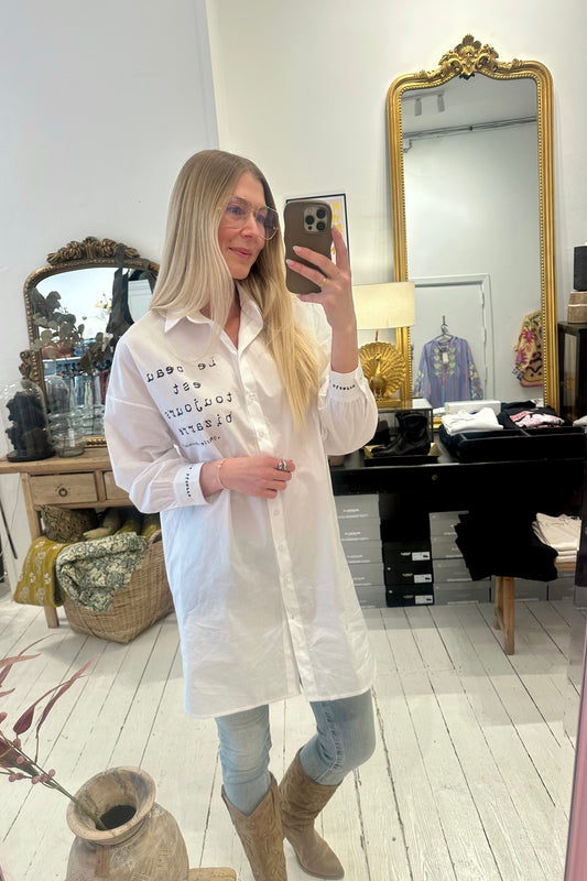 Charles Long Shirt White