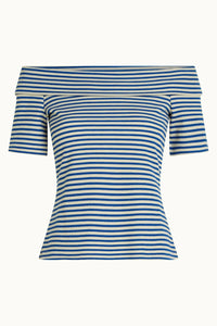 Nives Top Blue Stripe