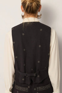 Lupita vest - Charro Black