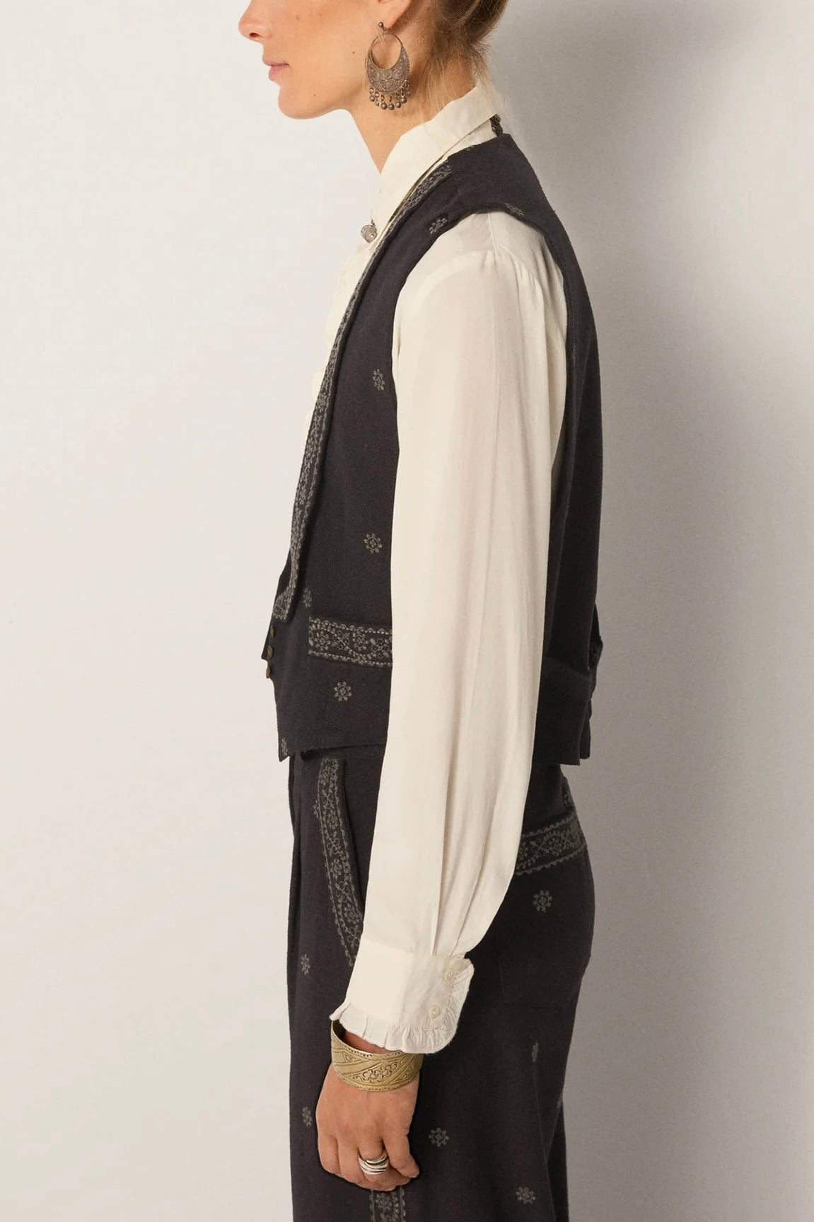 Lupita vest - Charro Black