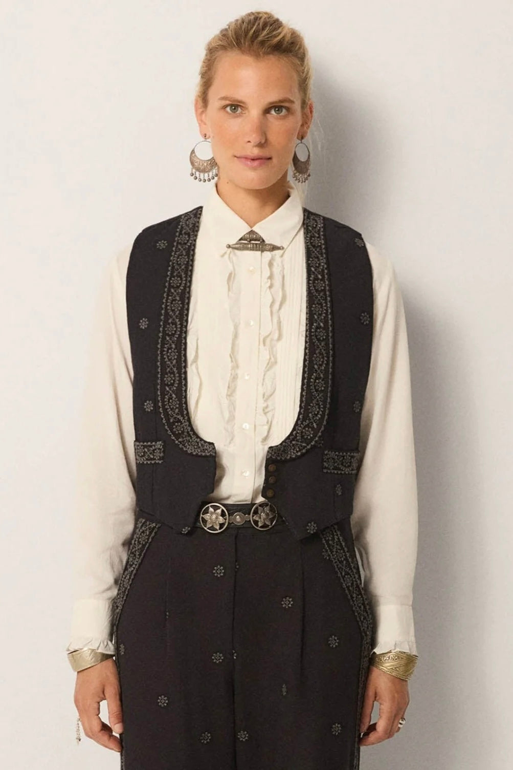 Lupita vest - Charro Black