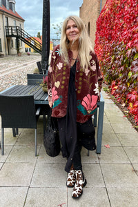 Vintage velour jakke fall