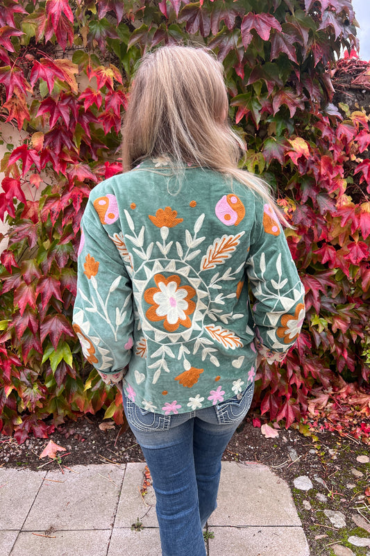 Vintage velour jakke