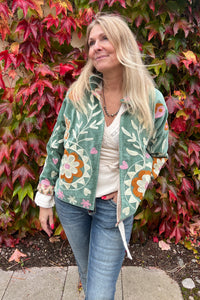Vintage velour jakke