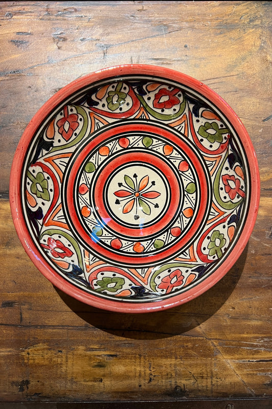 Marokkansk terrakotta skål no. 32