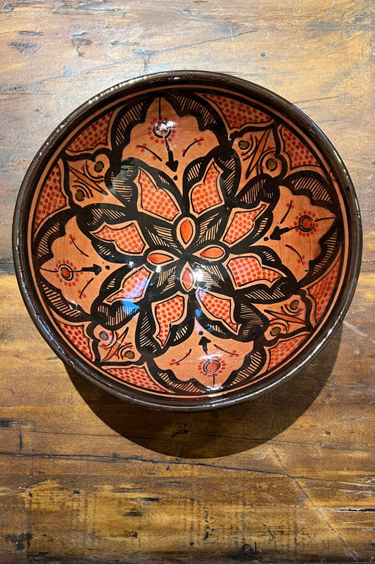 Marokkansk terrakotta skål no. 33