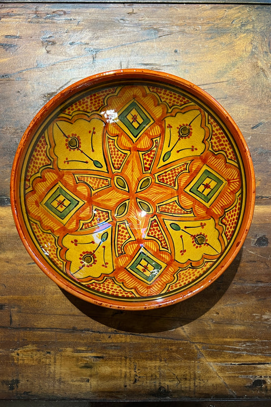 Marokkansk terrakotta skål no. 36