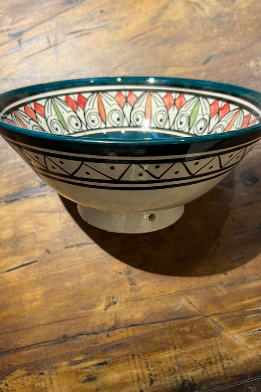 Marokkansk terrakotta skål no. 35