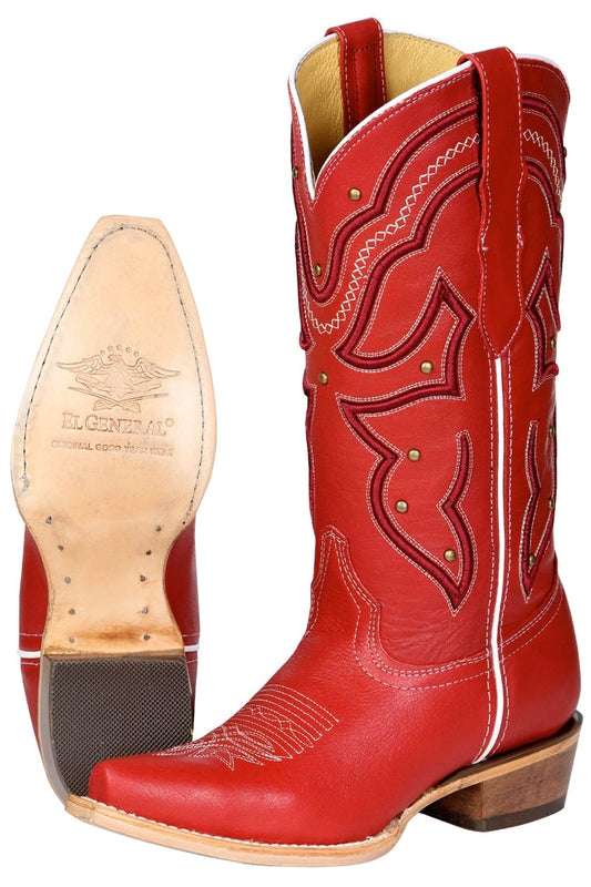 Cowboystøvle rød