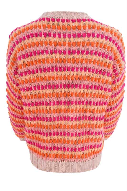 Bubble Knit Pink Multi