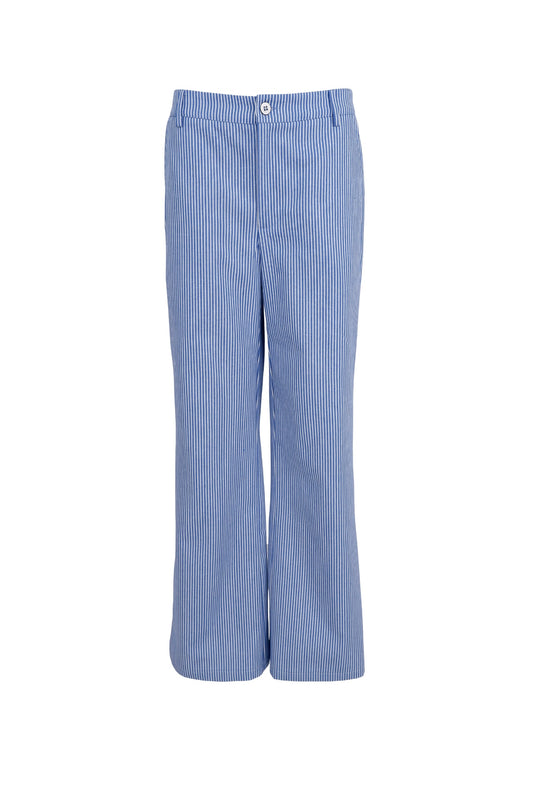 Madison Box Pants Blue/ White