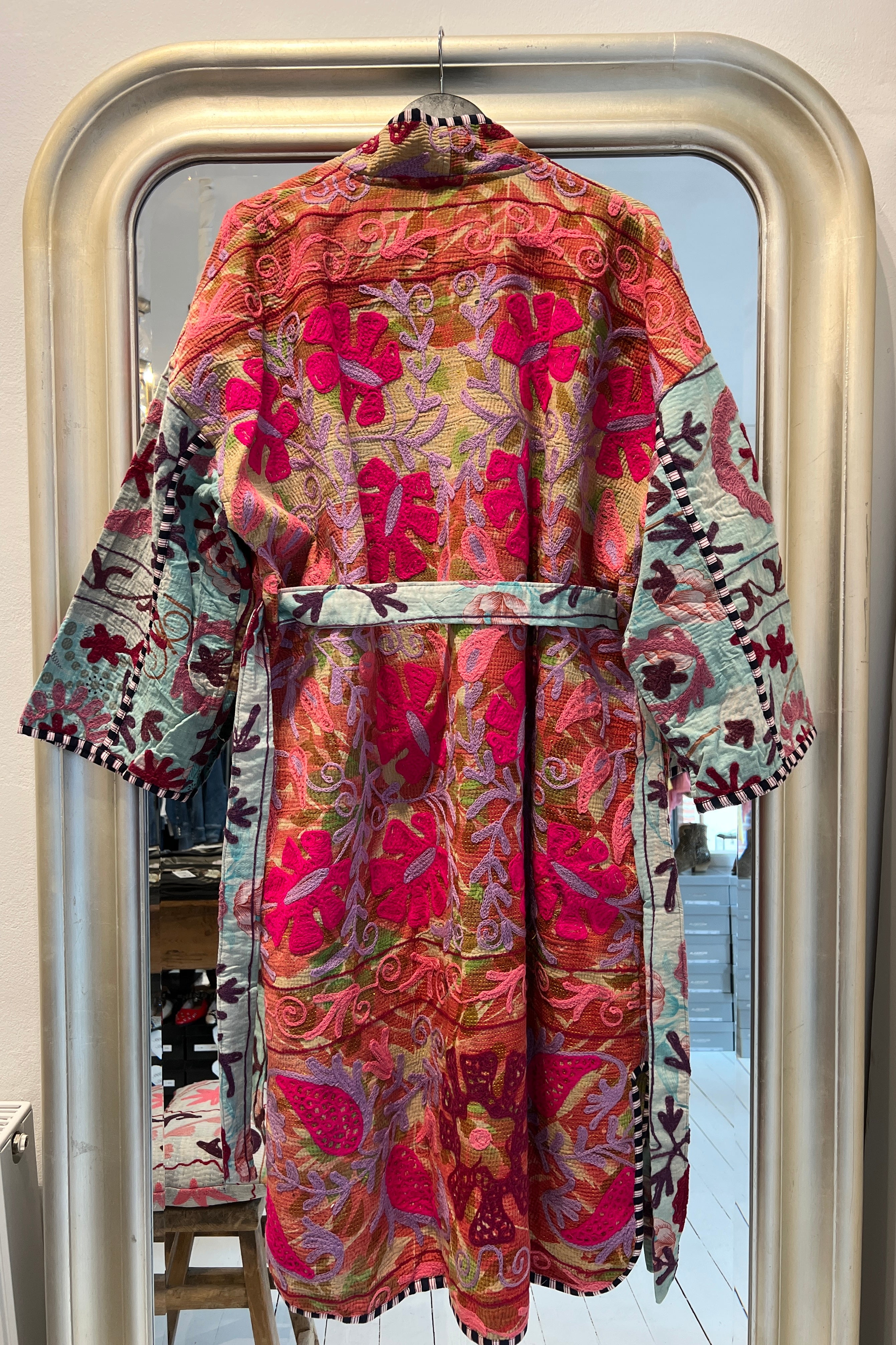 Hedvig Long kantha Coat no. 8