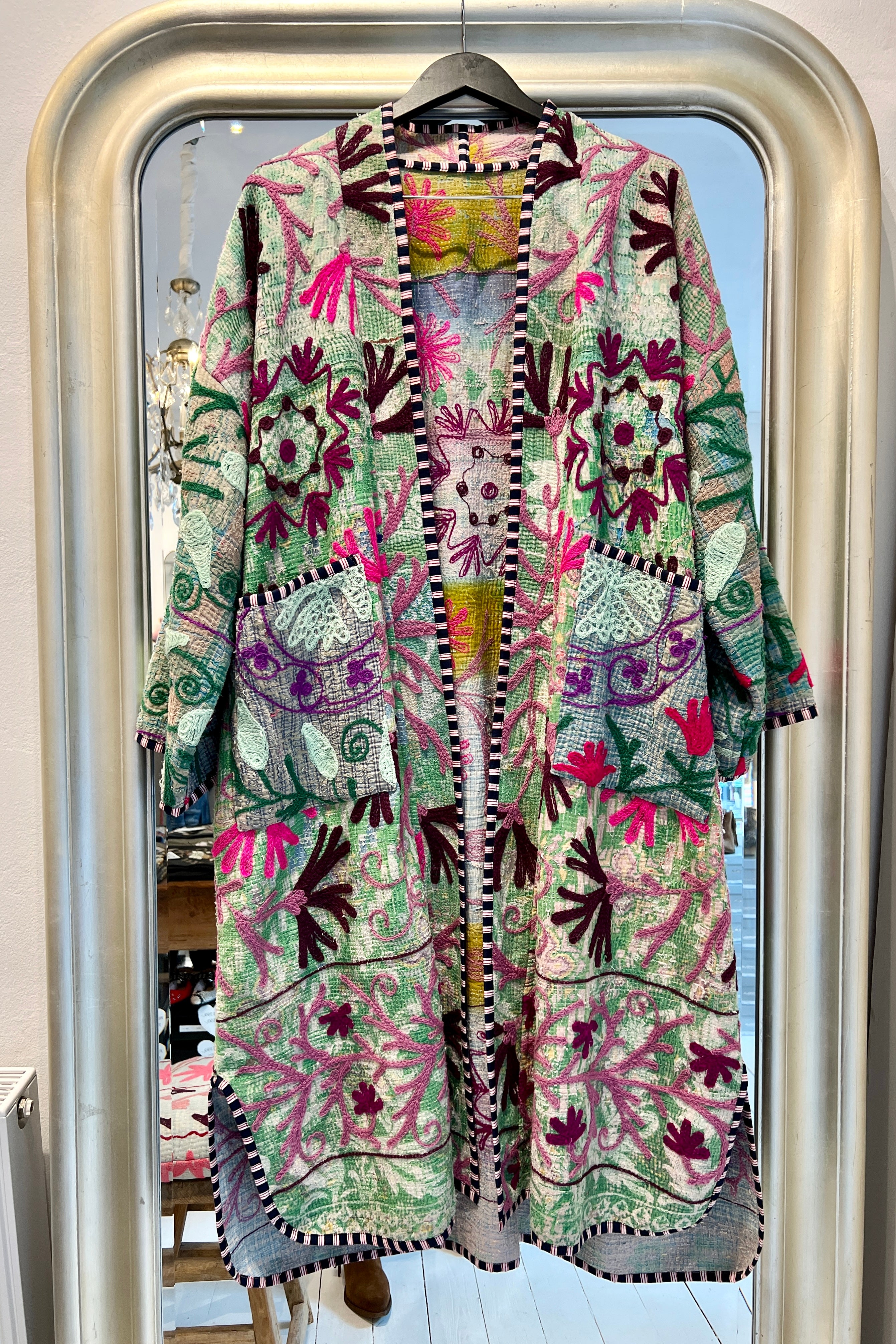 Hedvig Long kantha Coat no. 7