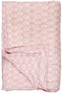 Vattæppe Rosa/ Blomster