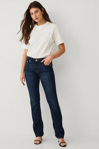 Billie Mid Rise Straight Fit Indigo