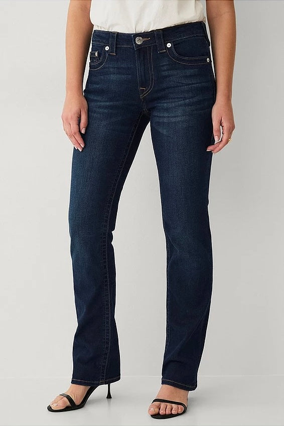 Billie Mid Rise Straight Fit Indigo