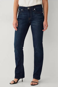 Billie Mid Rise Straight Fit Indigo