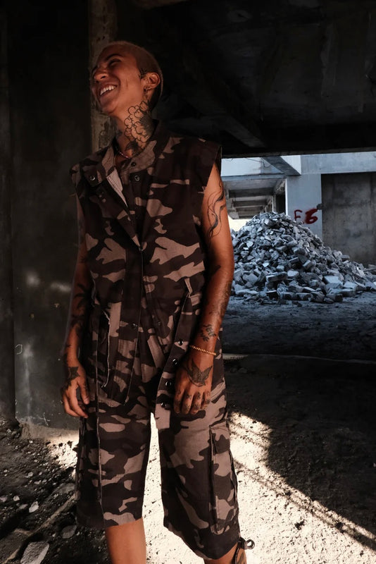 Camouflage vest