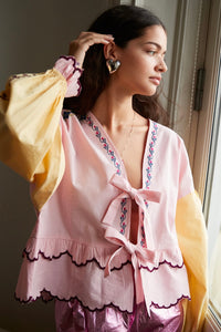 Louise organic cotton top