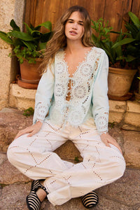 Anjali Top crystal blue