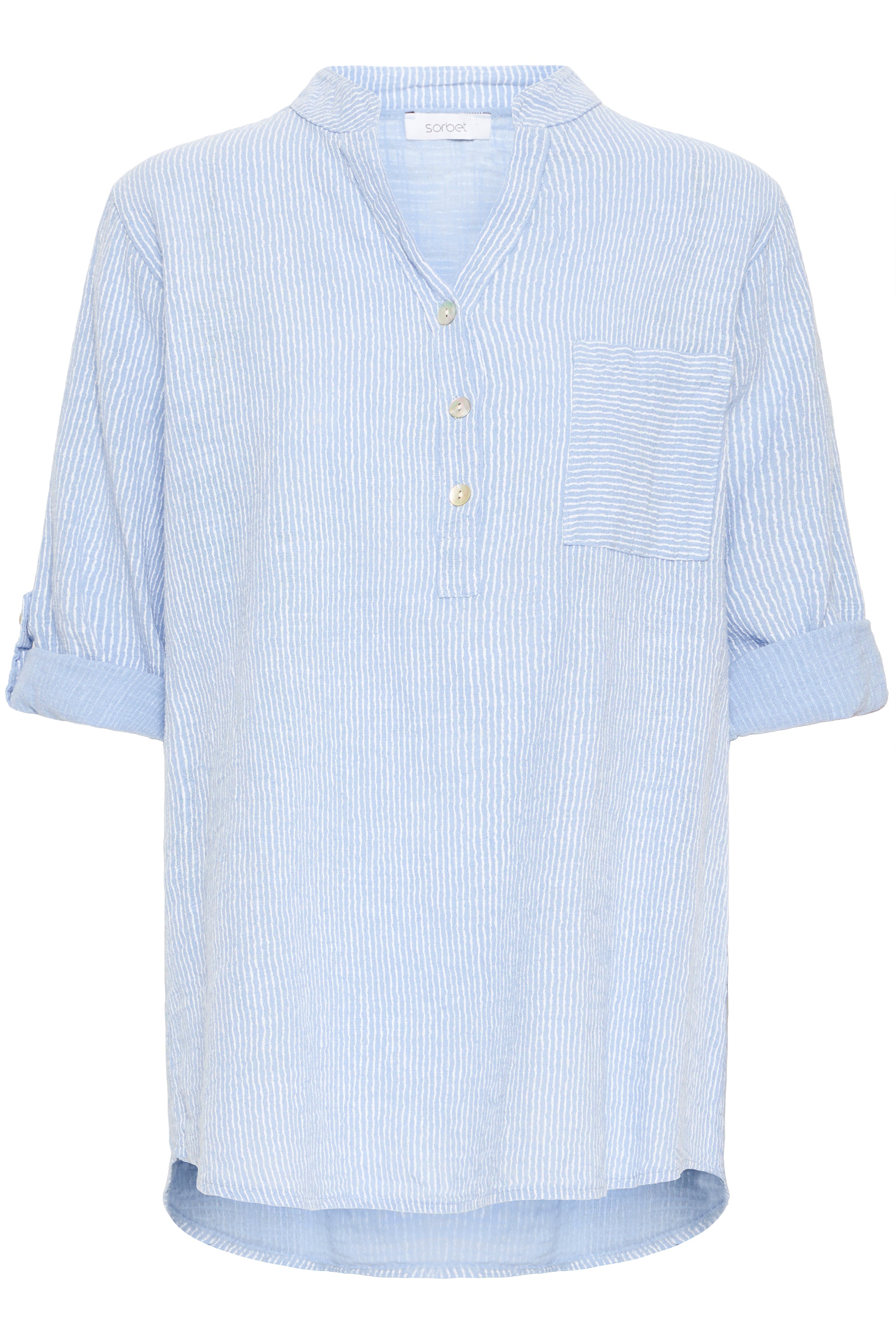 Alexa blouse blue
