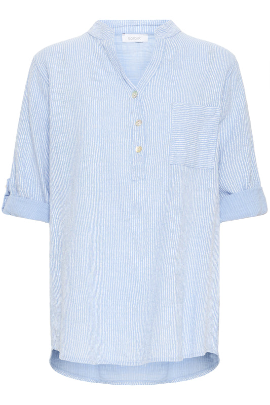 Alexa blouse blue