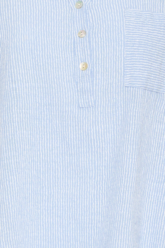 Alexa blouse blue