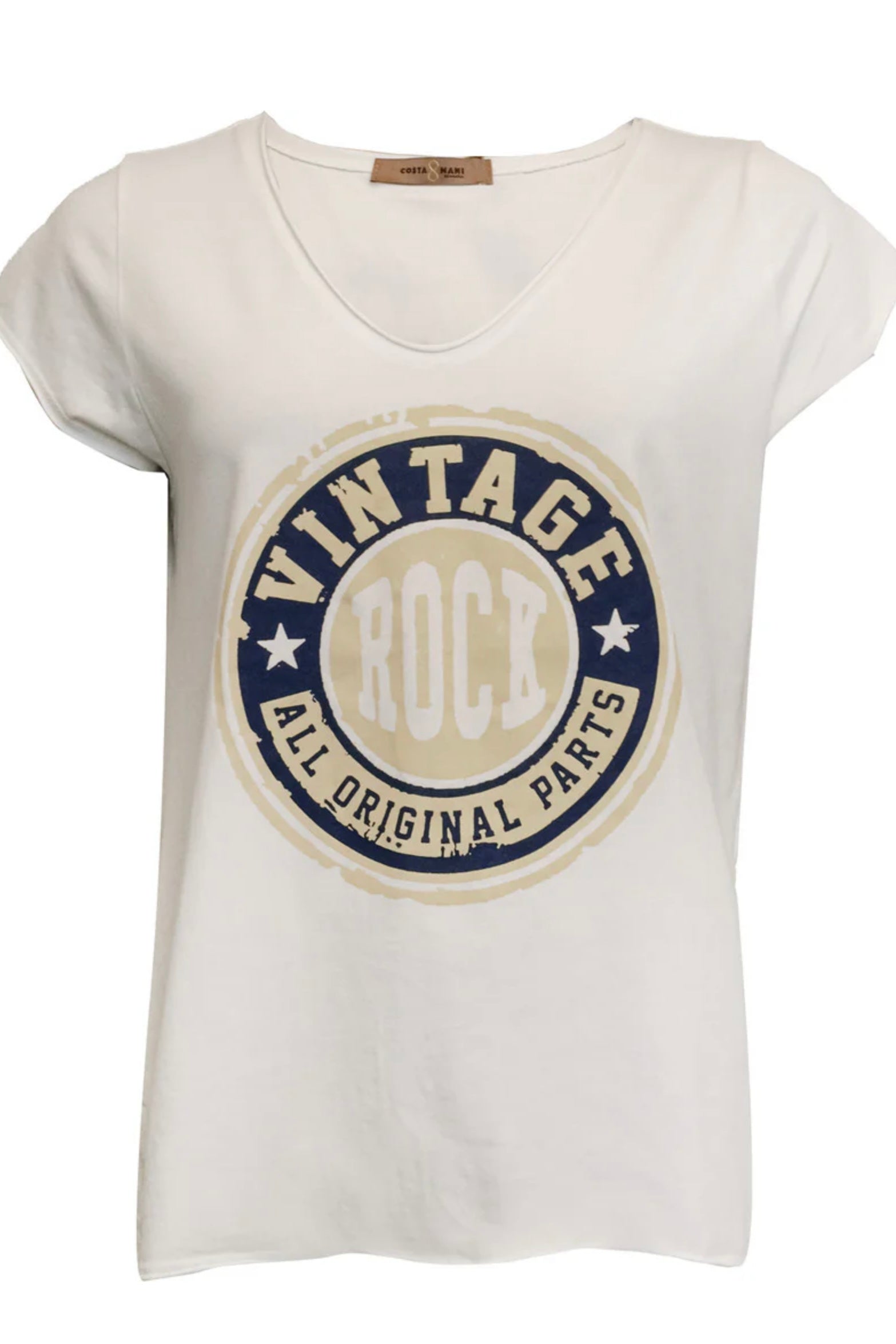 Vintage tee White