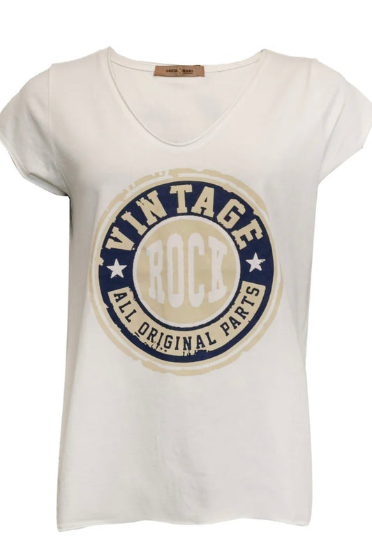 Vintage tee White