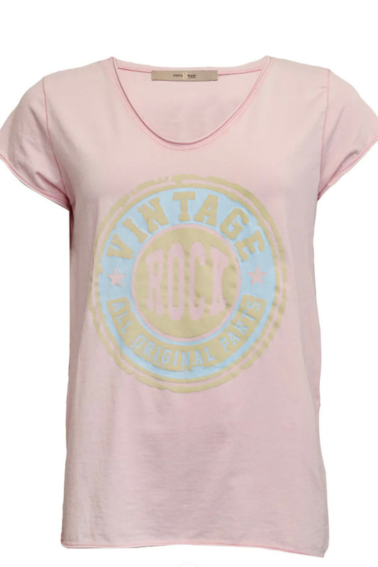 Vintage tee rosa
