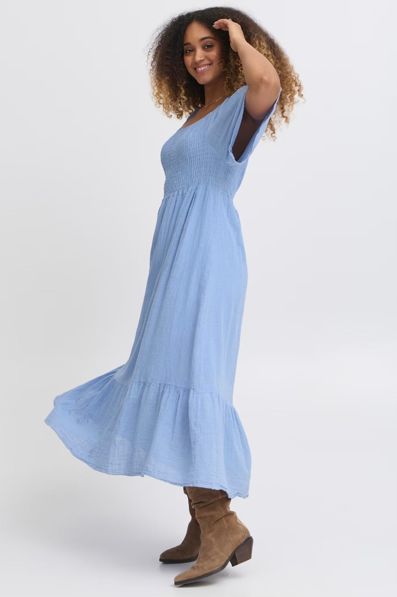 Alexa dress blue