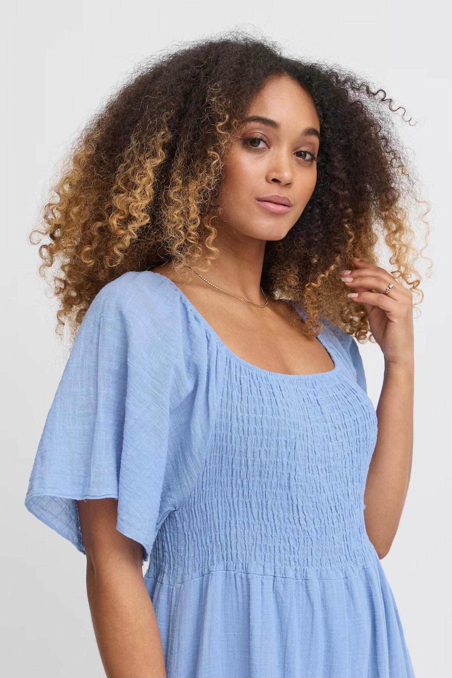 Alexa dress blue
