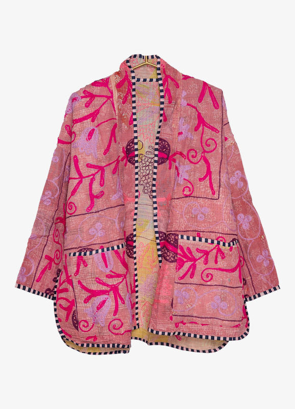 Hedvig Short Kantha Coat No. 7