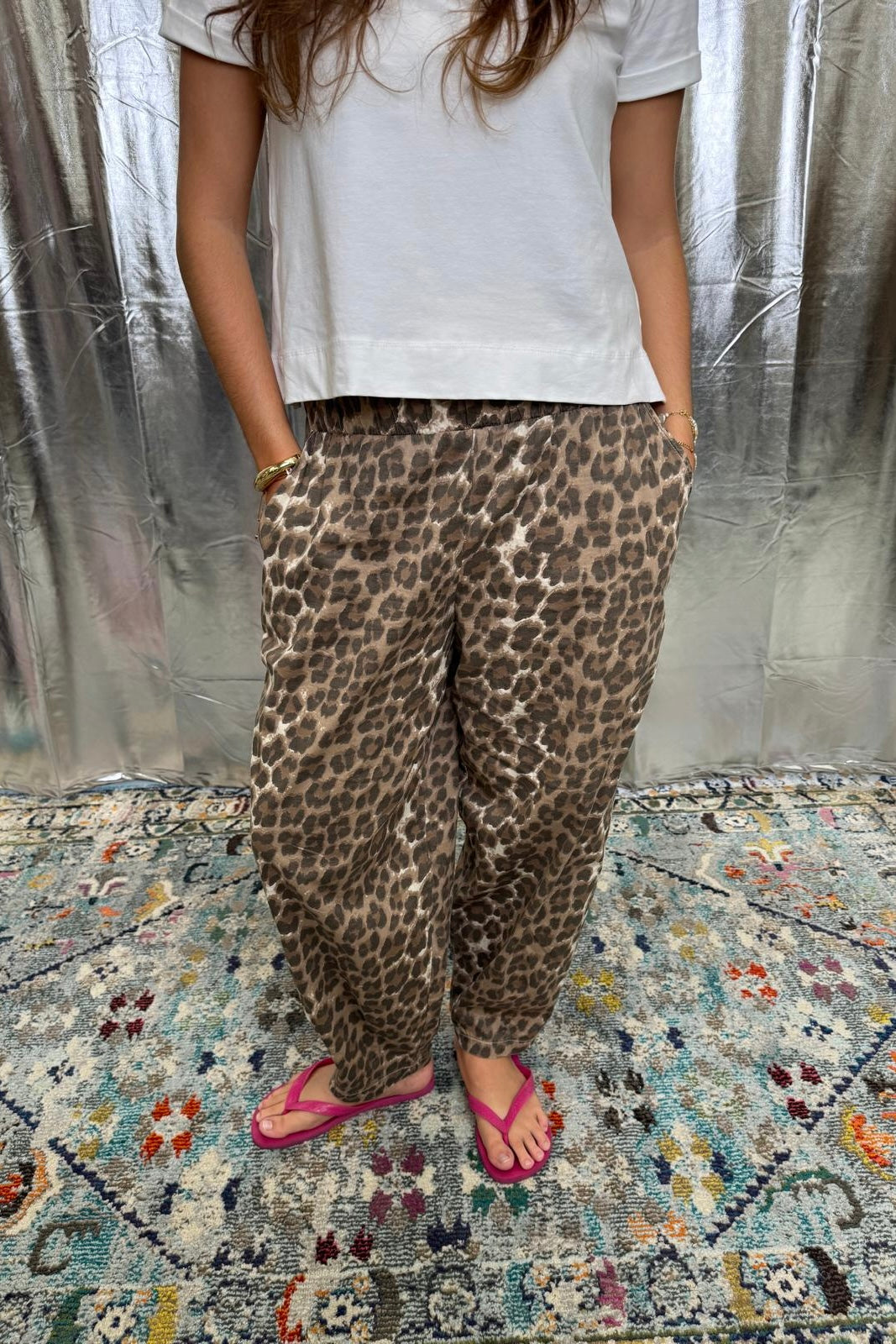 Abbie Barrel Pants Leo
