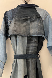 Denim vintage trenchcoat 3