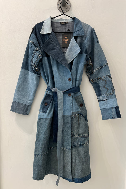 Denim vintage trenchcoat 4