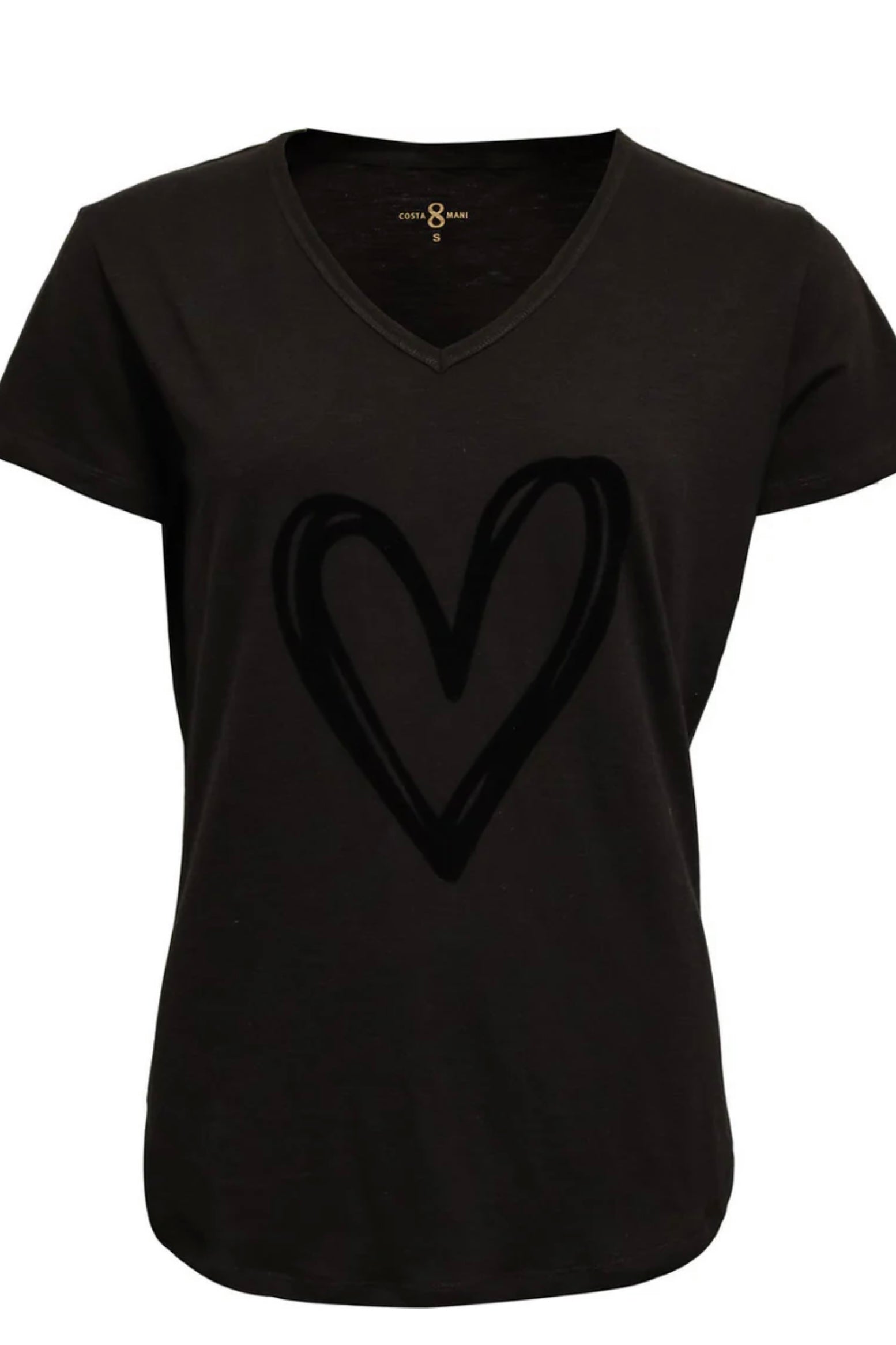 Heart tee Black