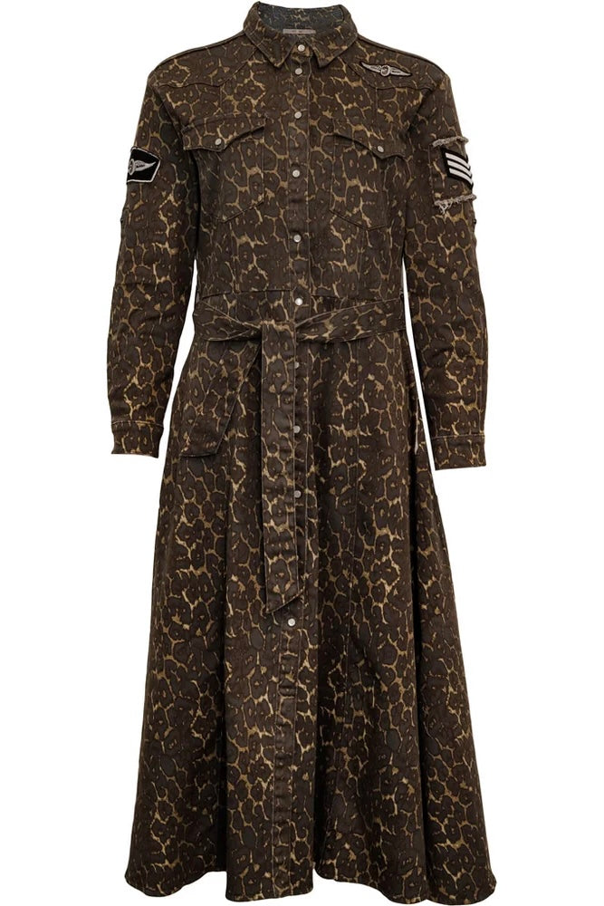 Foxy Leopard Long Dress